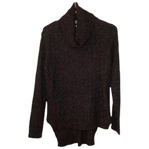 NWT Von Maur Woman's Cowl Neck Charcoal Sweater Size Small